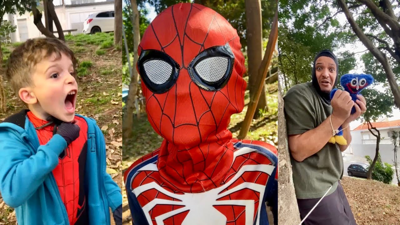 HOMEM-ARANHA HISTÓRIAS ENGRAÇADAS COM O AMIGÃO DA VIZINHANÇA🙌❤️🤣COMPILADO PEDRINHO E TILIPE