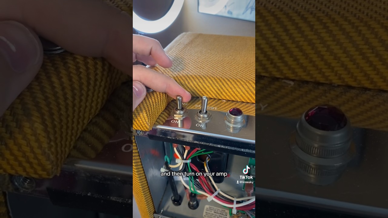 Как легко заменить лампы и настроить смещение в гитарном усилителе! #fender #guitar