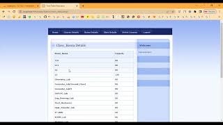 Class Timetable Generator in PHP