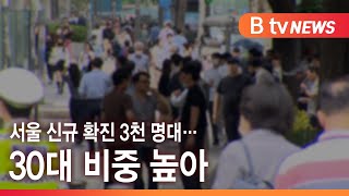 서울 신규 확진 3천 명대…30대 비중 높아_SK br…