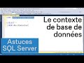 Changer de contexte de base de donnes dans sql server