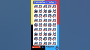 Can You REALLY Trust Your Eyes? | Only 4% could solve it #shorts #oddoneout #brainpullups