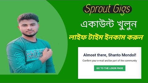 sprout gigs account create. New Online Income Site 2023. how to create sprout gigs account