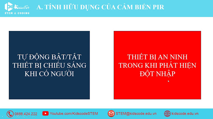 Pir và pdt trong cảm biến chuyển động là gì