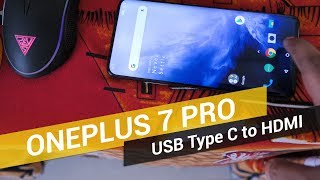 Connect OnePlus 7 Pro to HDMI TV or Monitor with Keyboard and Mouse