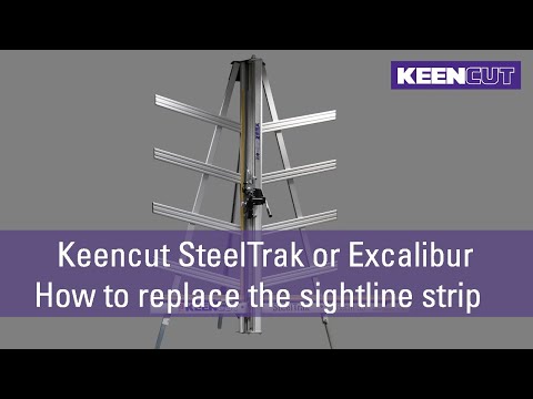 Keencut SteelTrak ou Excalibur | Comment remplacer la bande de coupe