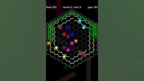 How To Solve Flow Free Hexes Courtyard Spin Level 124 13x13 Board Walk Through Solution Walkthrough