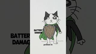Your Battery Isn't Dying Because of This! #cat #facts #humor #iphone #android #shorts