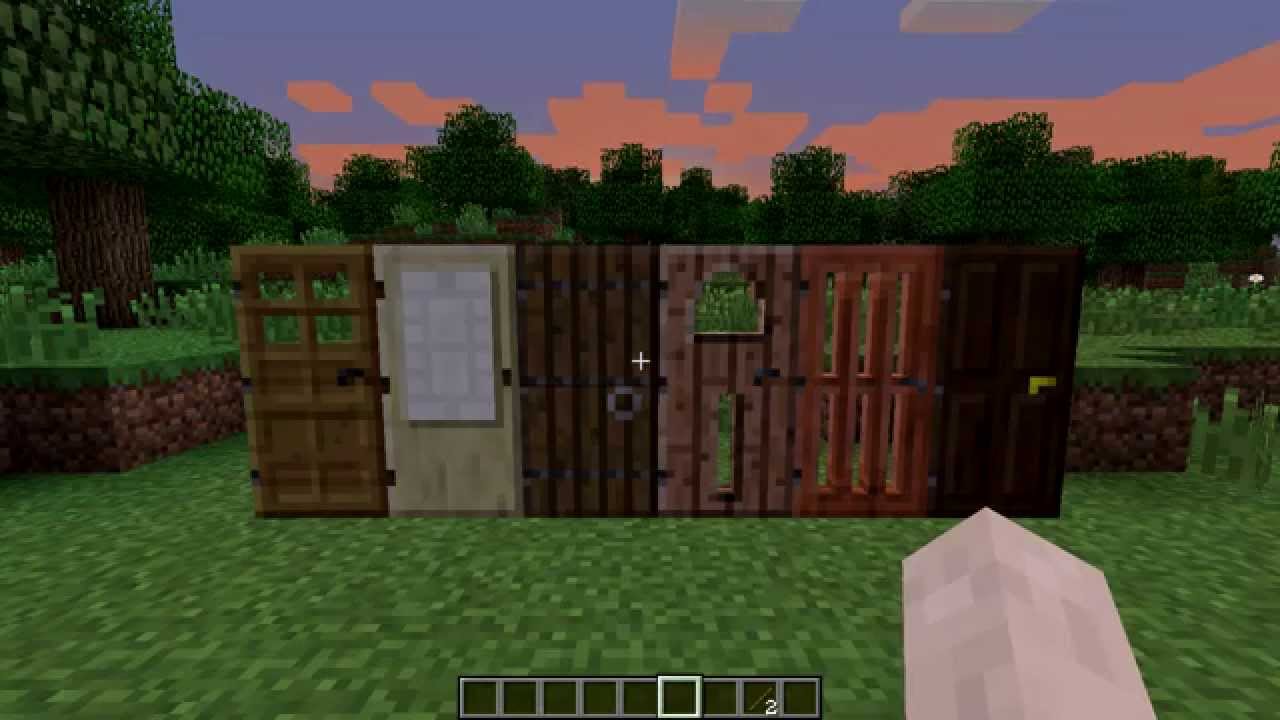 Обзор Майнкрафта 14w32d - Новые заборы и двери
