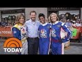 Dale Earnhardt Jr. Coaches Anchors In NASCAR Pit Challange | TODAY
