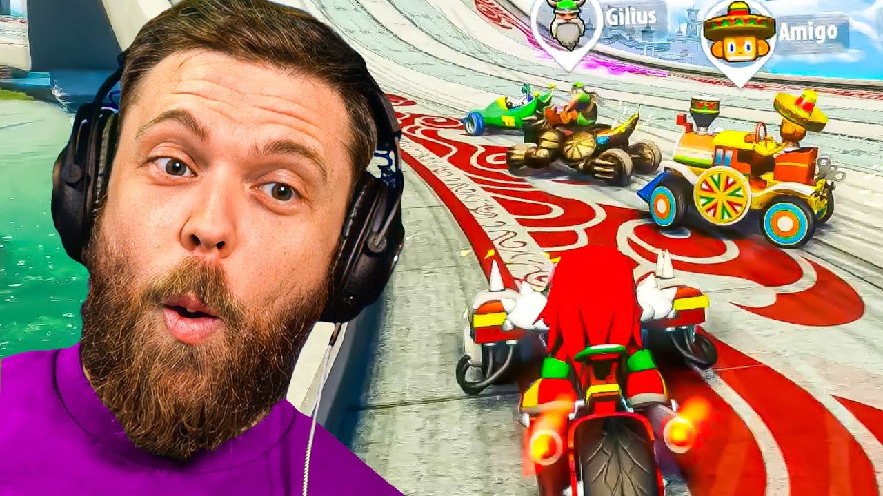 BETTER THAN MARIO KART?! - Sonic & Sega All-Stars Racing with FAST Crew