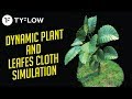 DYNAMIC VEGETATION & LEAFES CLOTH SIMULATION - TYFLOW TUTORIALS