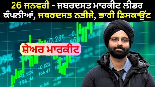 Download Lagu ਜਬਰਦਸਤ ਮਾਰਕੀਟ ਲੀਡਰ ਕੰਪਨੀਆਂ, ਜਬਰਦਸਤ ਨਤੀਜੇ, ਭਾਰੀ ਡਿਸਕਾਉਂਟ #punjabistockmarket #stockinvesting MP3