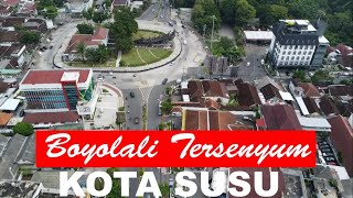 Kota Susu - Boyolali Tersenyum, dilihat dari udara - Video Drone Nopember 2022