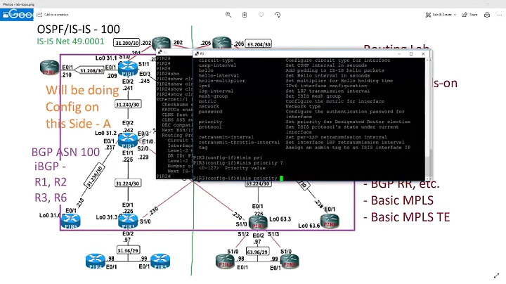 Live - Basic IS-IS hands-on lab
