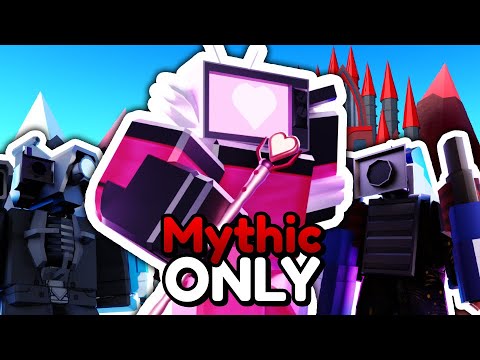 NEW MYTHICS ONLY CHALLENGE!! (Toilet Tower Defense)