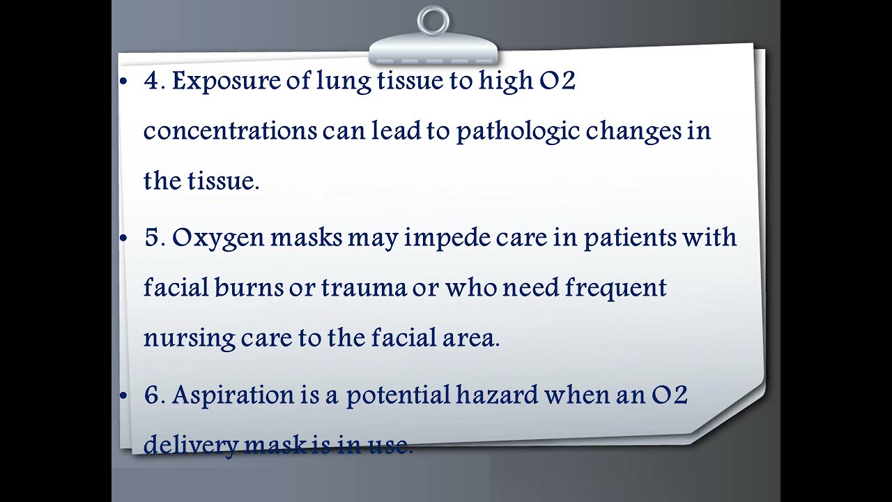 oxygen therapy part 1 اساسيات تمريض تخصص حالات عملى الفرقة الاولى الدبلوم التخصصى