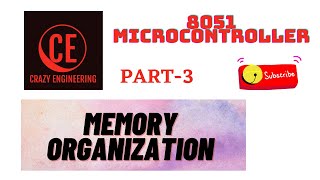 Memory Organization of 8051 Microcontroller | Part-3 | Registers of 8051 | #crazy engineering
