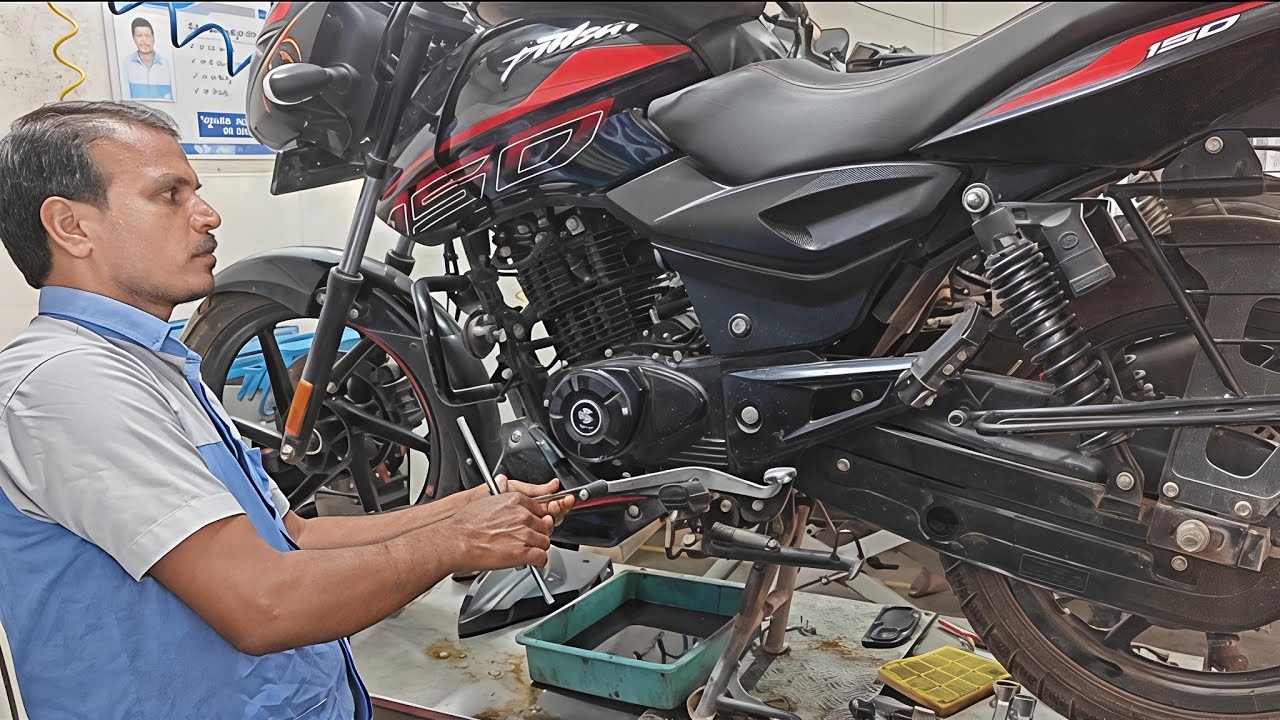 New Bajaj Pulsar 150 standard edition 3rd service 