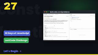 Day 27 of 30 Days of Javascript