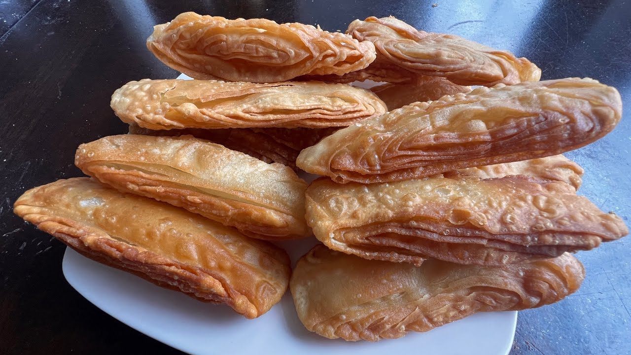 ခါဂျာမုန့်! အလွယ်ဆုံးနည်း Only 3 ingredients KhaJa recipe !!!