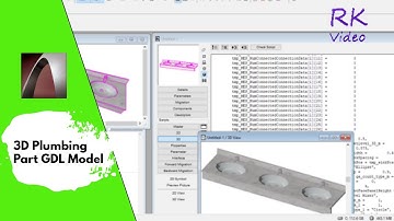 #Archicad #begineer #Tutorial - 3D Multiple Basin #GDL Model for #mep #plumbing #plan