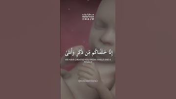 سورة الحجرات - وجعلناكم شعوبا وقبائل لتعارفوا - عبدالباسط عبدالصمد - مدار ترند MadarTrend