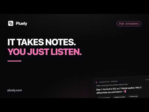 Pluely for Students: Invisible AI Takes Lecture Notes & Answers While the Professor Talks