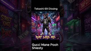 Tekashi Dissing Gucci Mane Pooh Shiesty Rat Like Me #tekashi69 #6ix9ine #poohshiesty #guccimane #rap