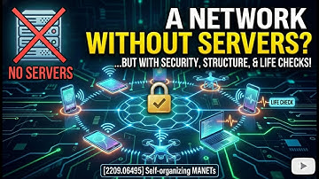 📡🔐 A network without servers… but with security, structure, and life checks?
