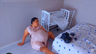 A second a pregnant nigeria woman gave birth alone in her bedroom while setup baby  nursery