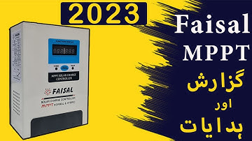 New Shape Faisal MPPT Solar Charge Controller 2023 65A 12V and 24V.