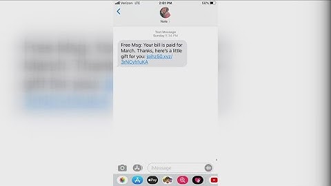 Did you get a weird message from your own number? Here
