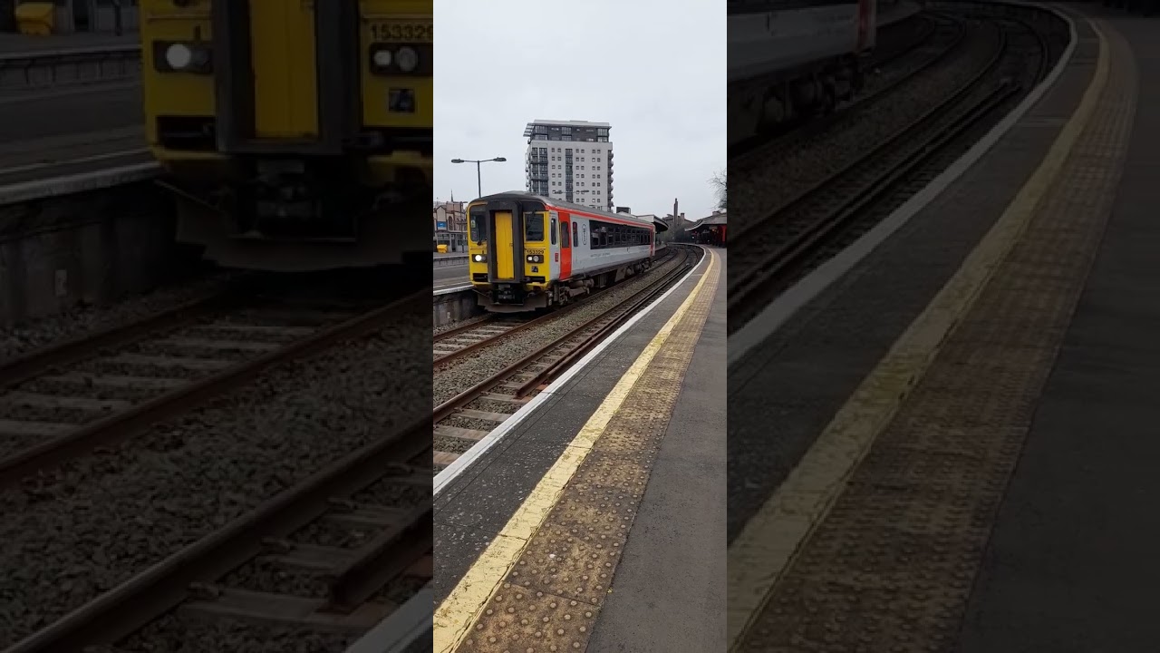 153239 departing Cardiff Queen Street