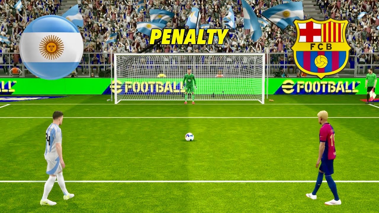 Argentina vs FC Barcelona Penalty Shootout | ARG vs FCB Match | eFootball
