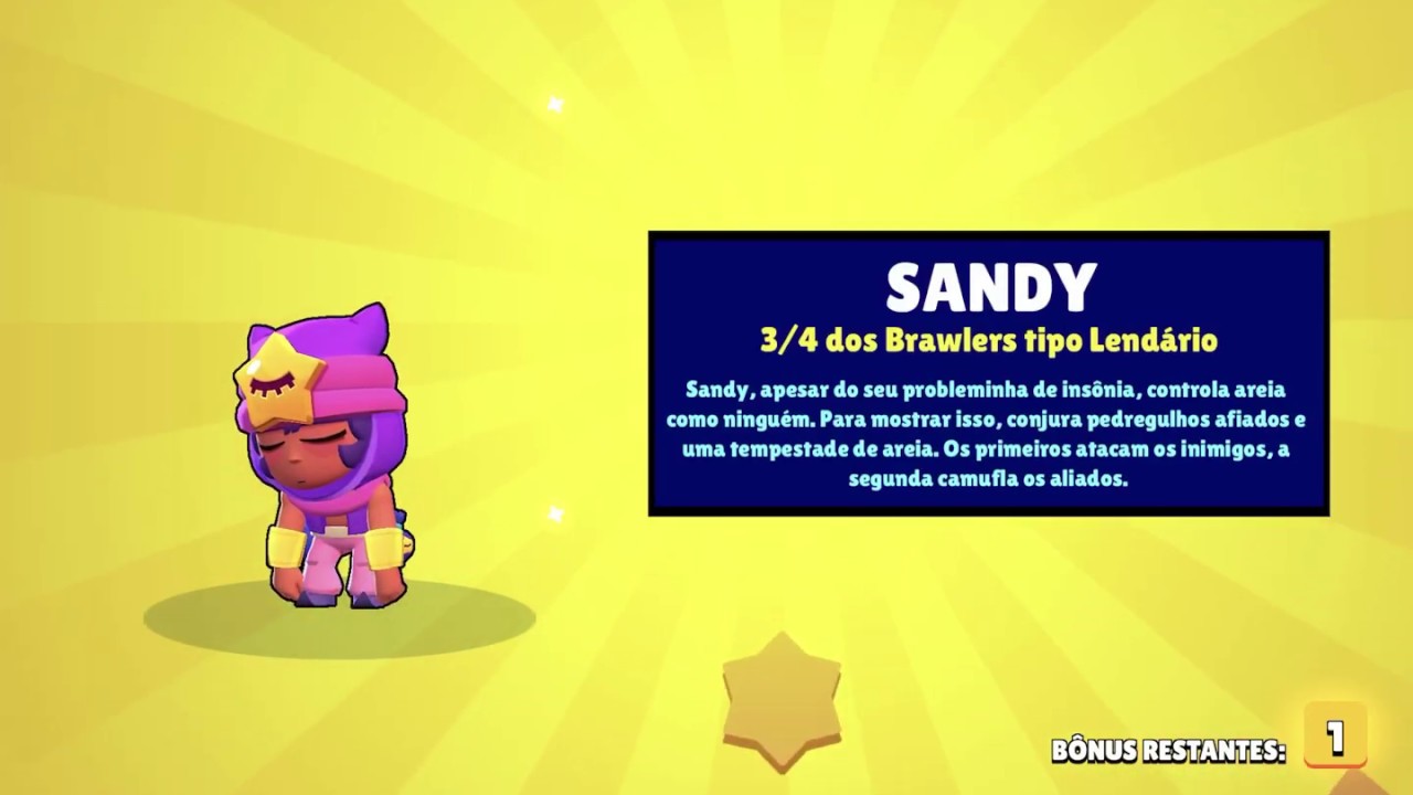Sandy Legendary Brawl Stars UNLOCKED Full HD 60fps Source YouTube