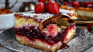 I Bake This Grandmas Strawberry Yogurt Pie Again And Again Winter Favorite Ready In 10 Minutes