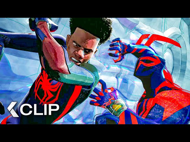 Miles vs. Spider-Man 2099 Epic Fight Scene - Spider-Man: Across The Spider-Verse (2023) class=