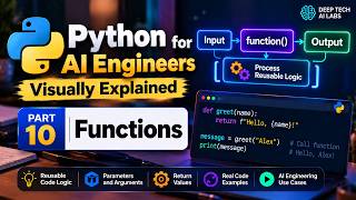 Information Python for AI Engineers | Functions: How Python Packages Reusable Logic Update