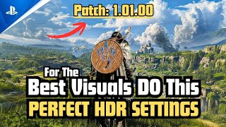Crimson Desert new update 1.01.00 My HDR Full Settings for PlayStation 5