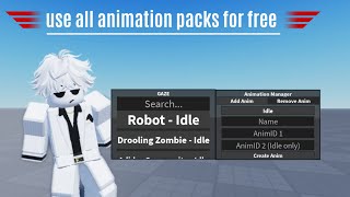 Animation packs script | all animation free to use | Roblox exploit 🎅🎄