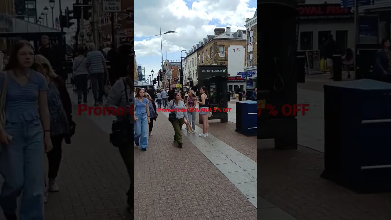 Shoppers in Southend High Street