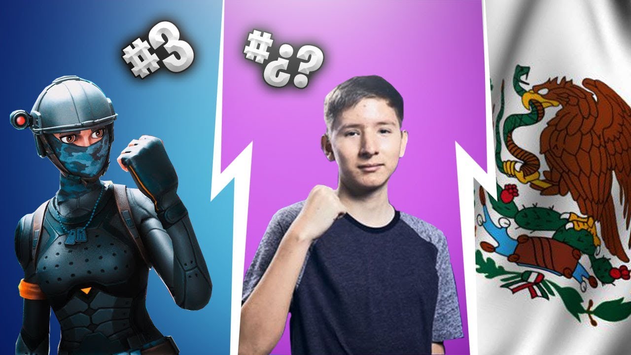 TOP 7 MEJORES JUGADORES MEXICANOS Fortnite Battle Royale YouTube