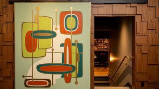 Hidden Speakeasy Basement Bar Designs with Secret Entrances and Mid Century Modern Style