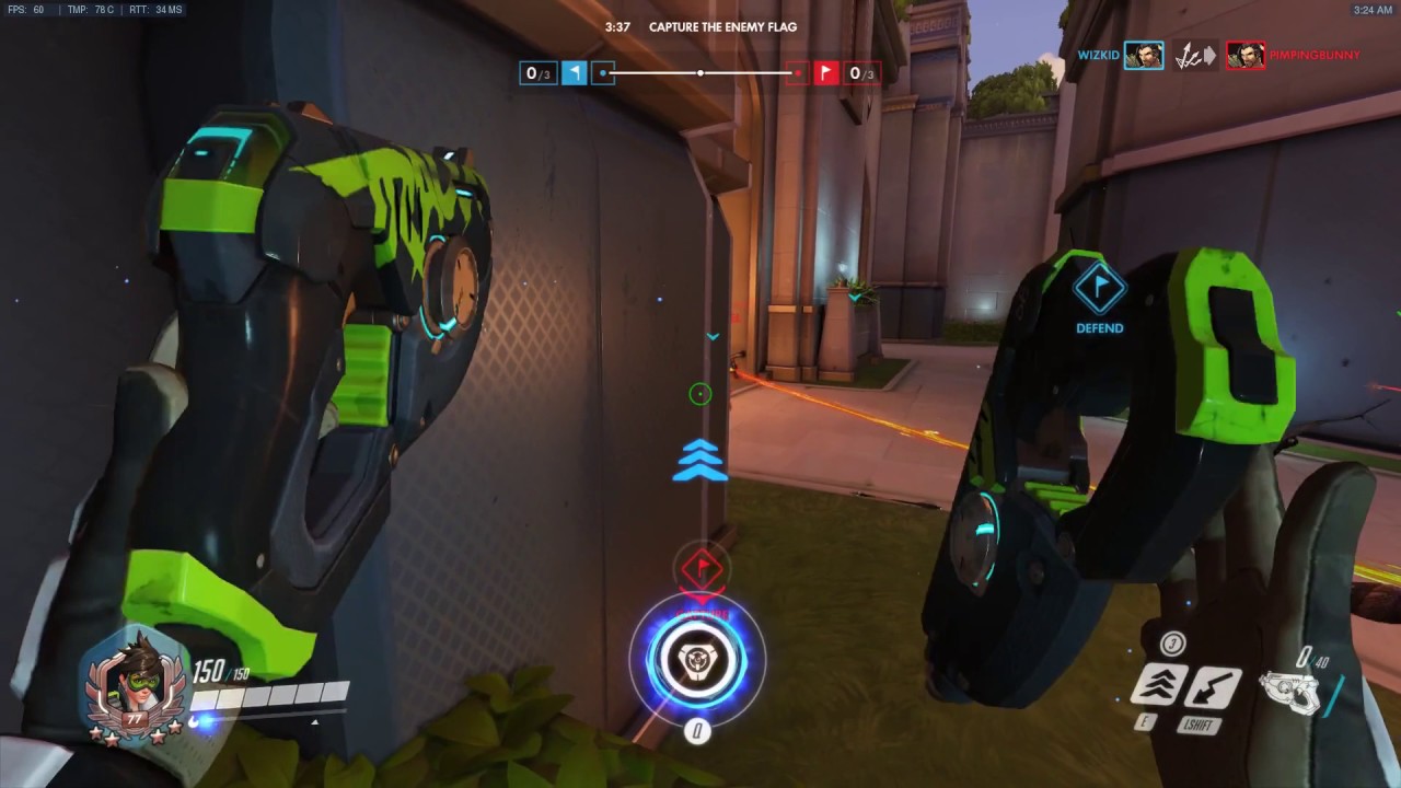 Overwatch Raptors Overwatch CTF: Raptor goes 10 and 3 on Tracer w/ Score Board for Flag ...