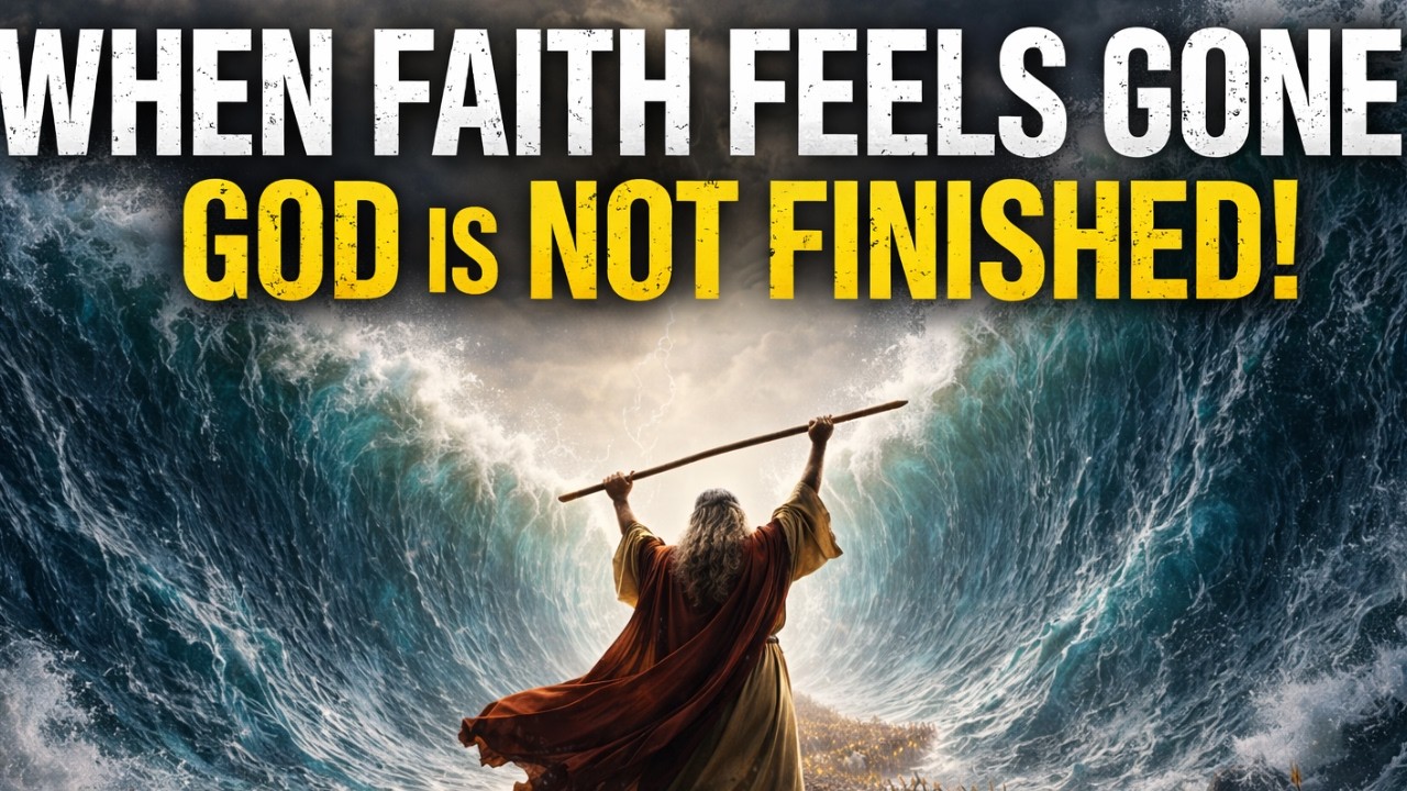 When Faith Feels Gone, God Is Not Finished (The Moses Message)