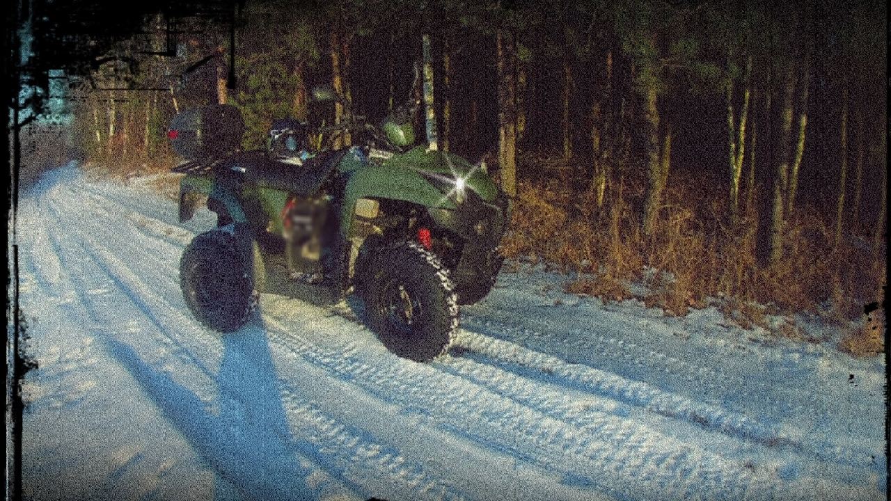 Zimowa zabawa||Winter ride||Aeon Crossland 300| Test kamerki Tracer eXplore Sj4060 4k Wi-fi