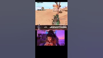 JONATHAN 1V4 CLUTCH 😱 GOD GRENADE 💥#shorts #jonathan #bgmi