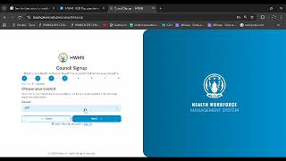 How to use Health Workforce Management System(HWMS) : Step by Step Tutorial