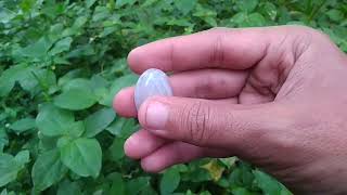 Batu Akik Junjung Derajat Putih Susu - Natural Batu